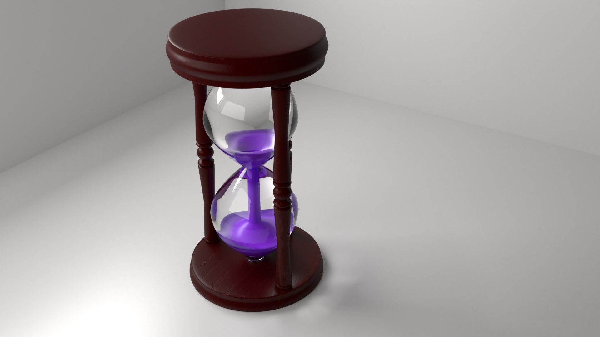 Wooden Hourglass 7 3d Model Turbosquid 1451087 