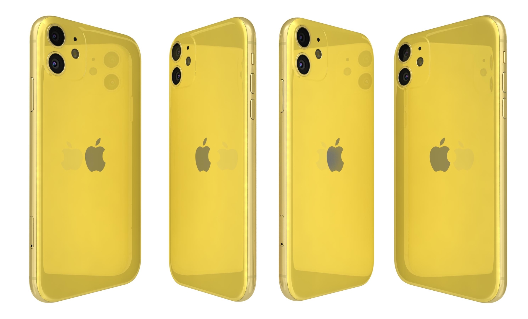 3D apple iphone 11 yellow model TurboSquid 1451093