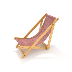 camping chair 3D model