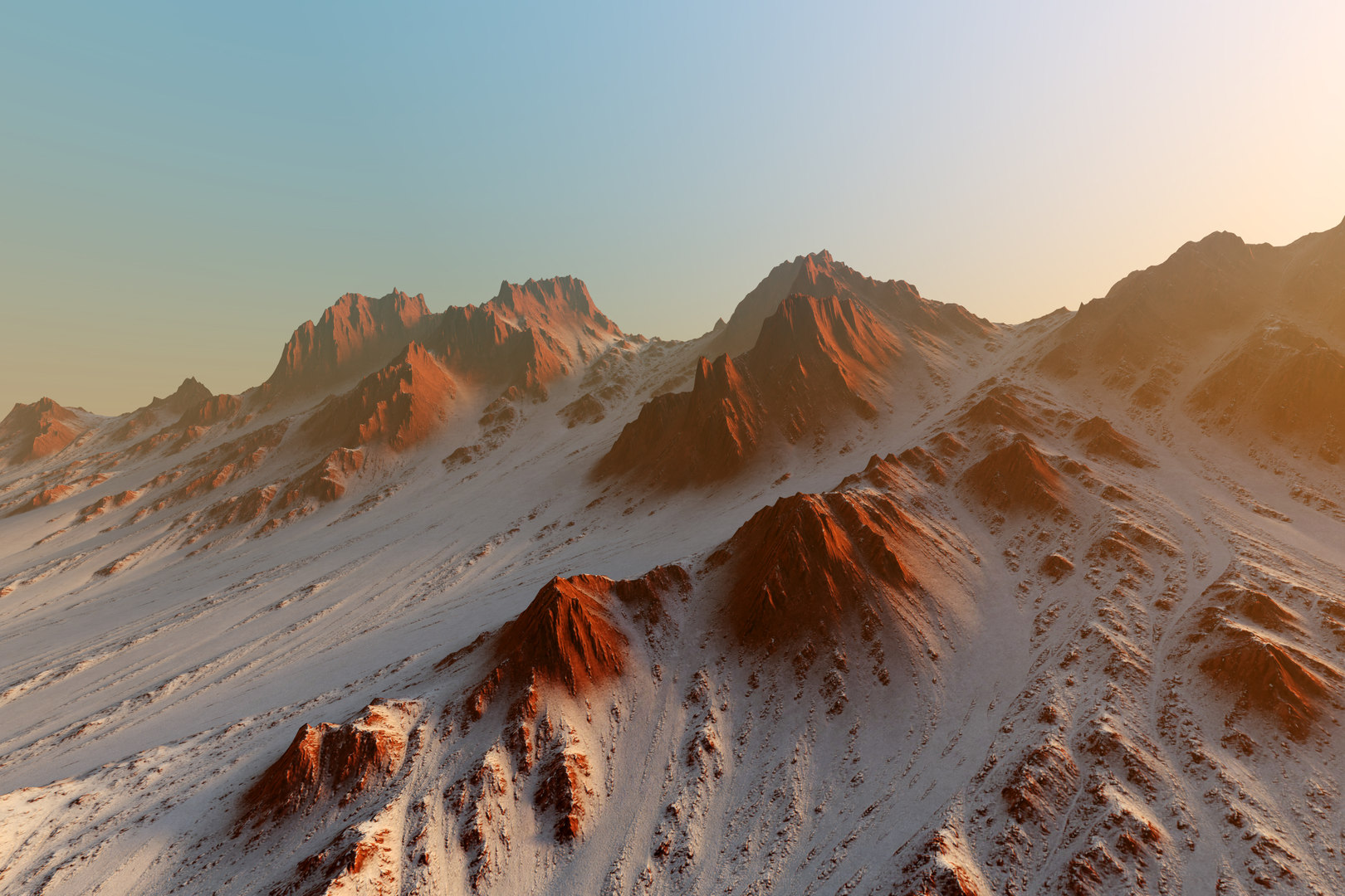 Mountain terrain 3D model TurboSquid 1451230