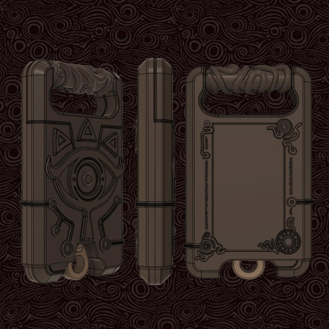 sheikah slate print 3d max