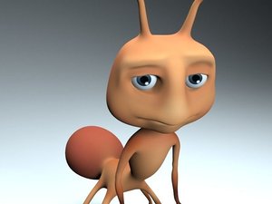 ant character animate model