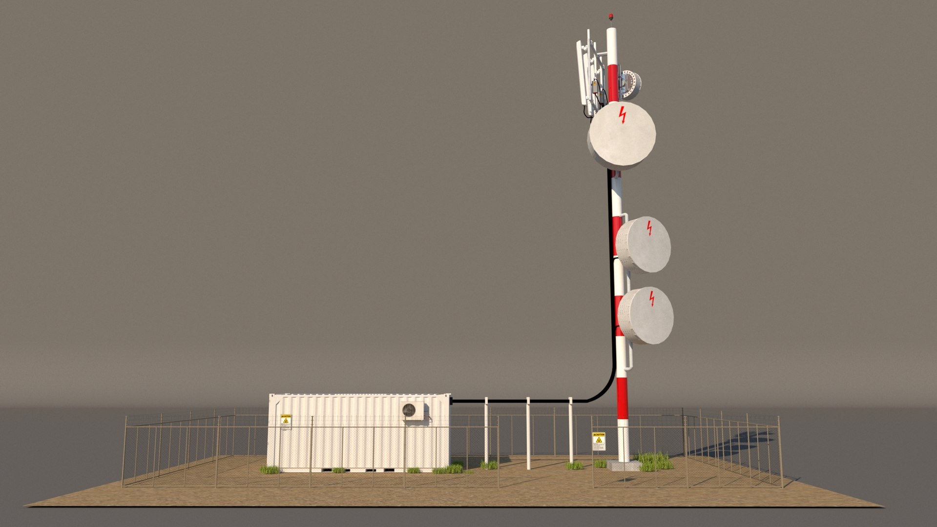 3d Cell Tower Phone Turbosquid 1451387