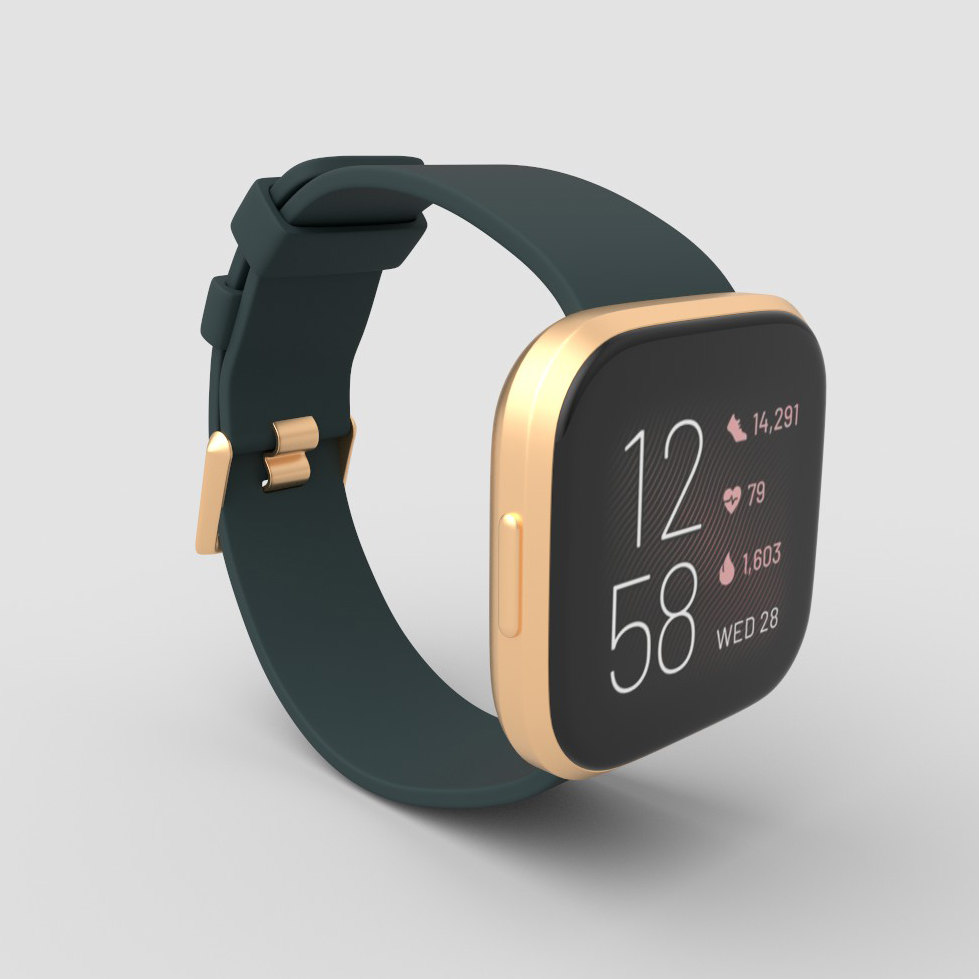 3D fitbit versa 2 smartwatch model - TurboSquid 1451424