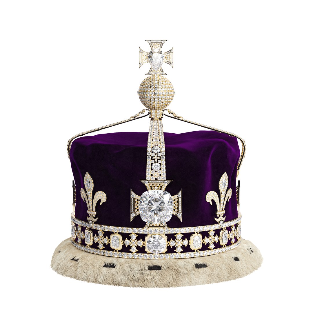 3D queen elizabeth mother s crown model TurboSquid 1448605