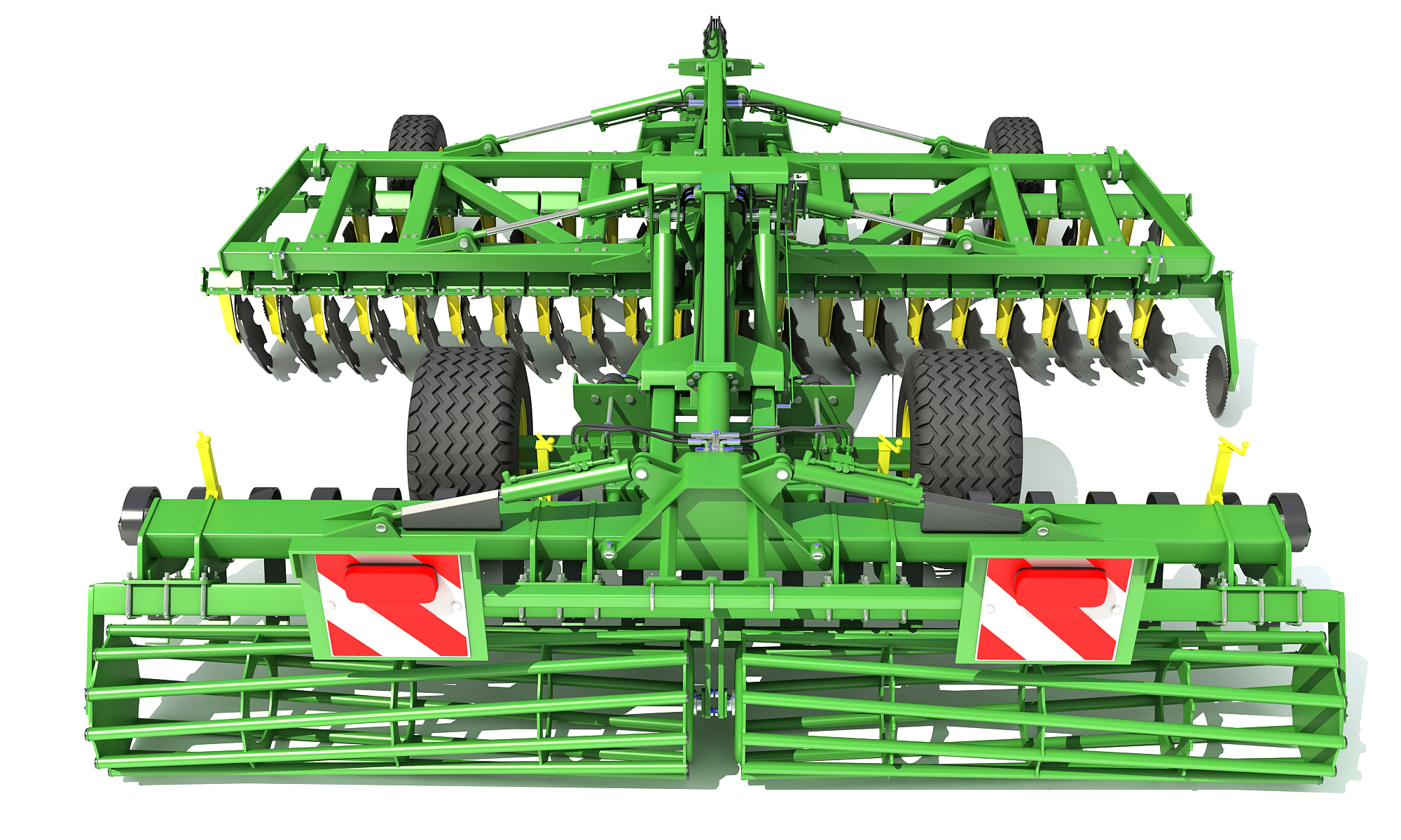 3D disc harrow model TurboSquid 1451419
