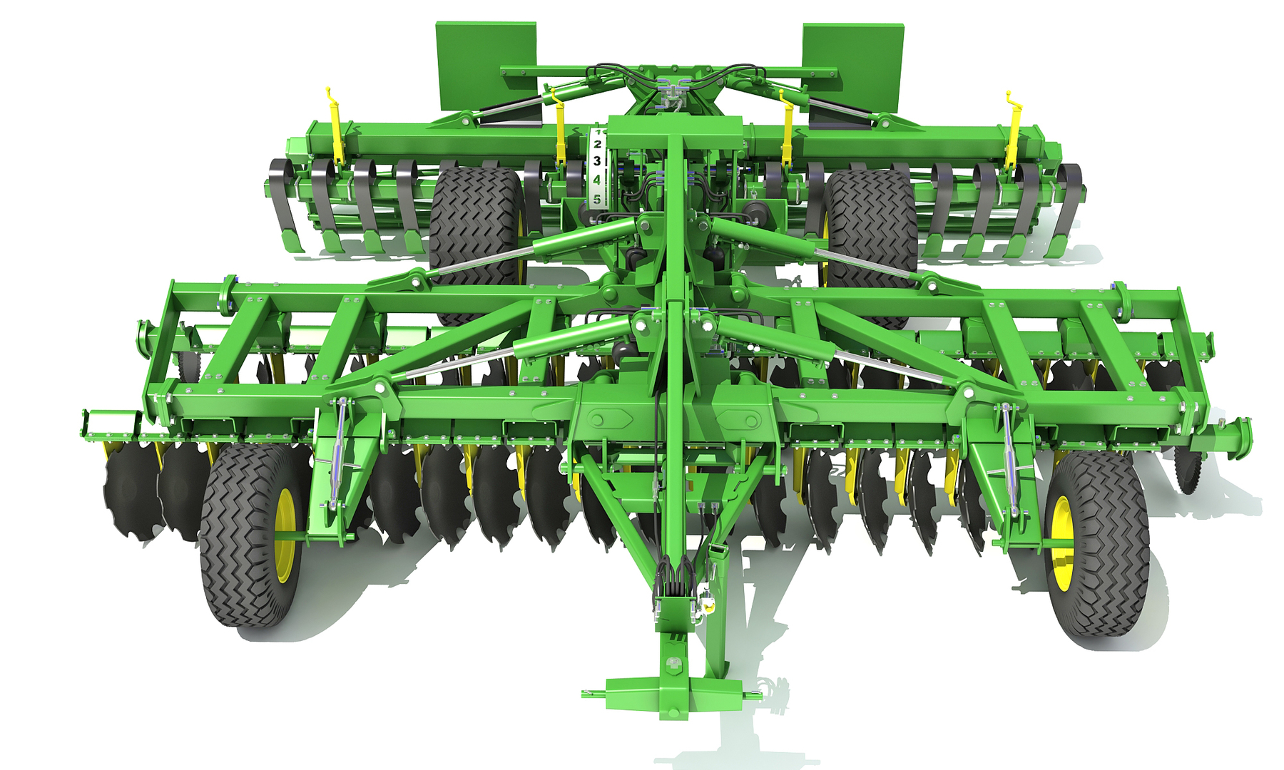 3D disc harrow model TurboSquid 1451419