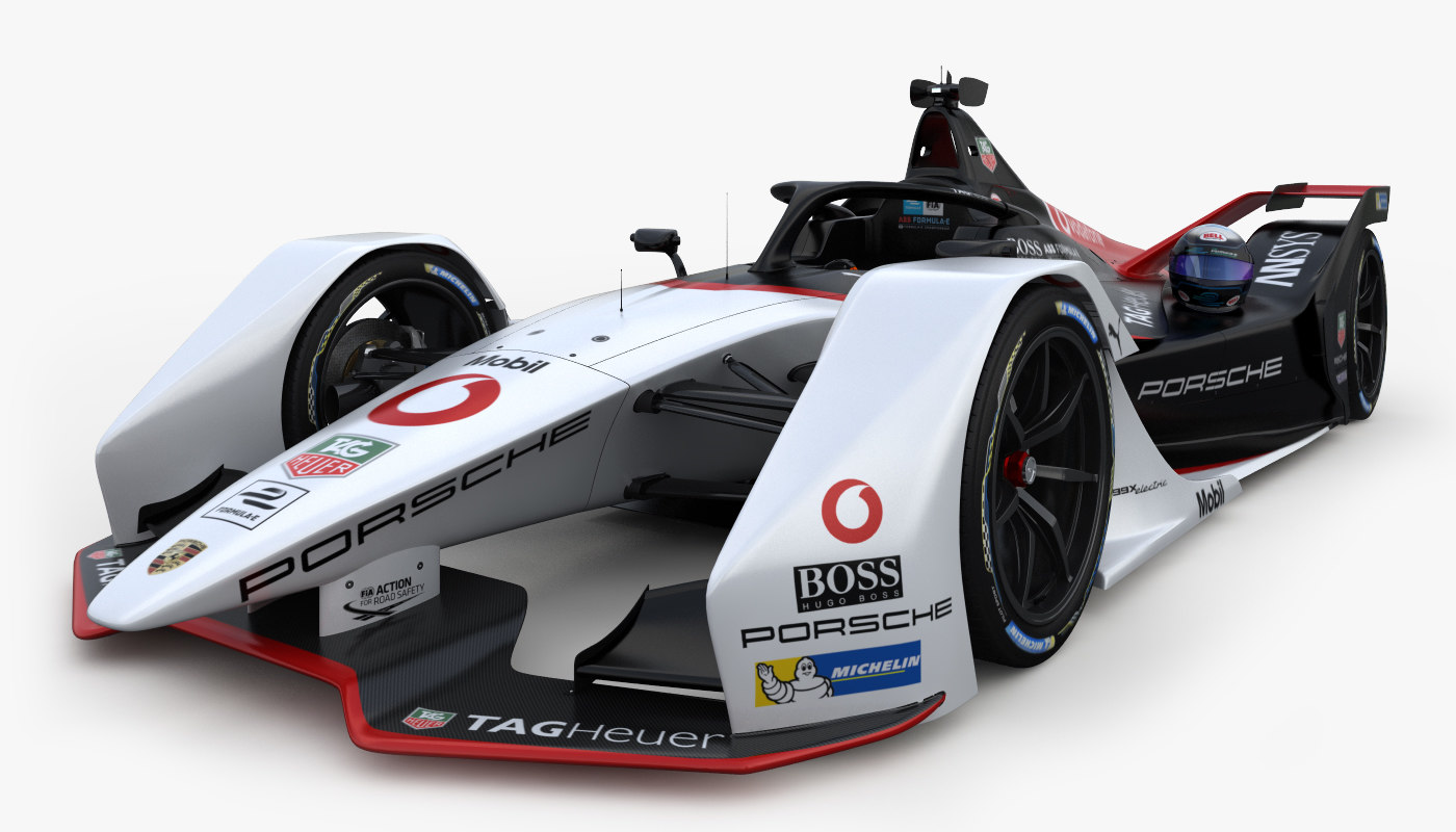 3D formula e porsche 99x model - TurboSquid 1447077