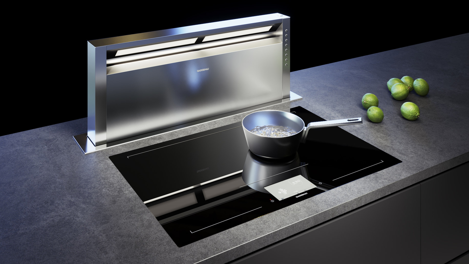 Gaggenau cooktop 400 cx482100 model - TurboSquid 1451727