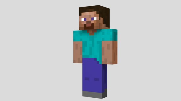 Steve character minecraft 3D - TurboSquid 1451754