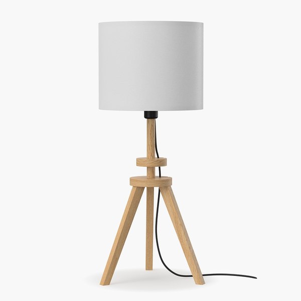 3d Lamp Wood Light Turbosquid 1452110, Imelde 24 Table Lamp