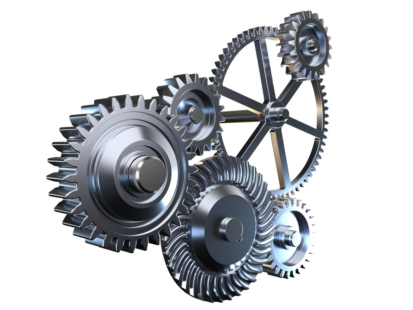 3D gear mechanism v1 model - TurboSquid 1452116