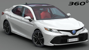 3D model toyota camry xle 2018