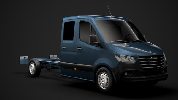 freightliner sprinter chassis crew 3D model