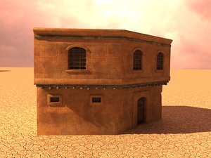 3D model house arabian