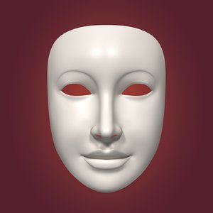 neutral mask 3D