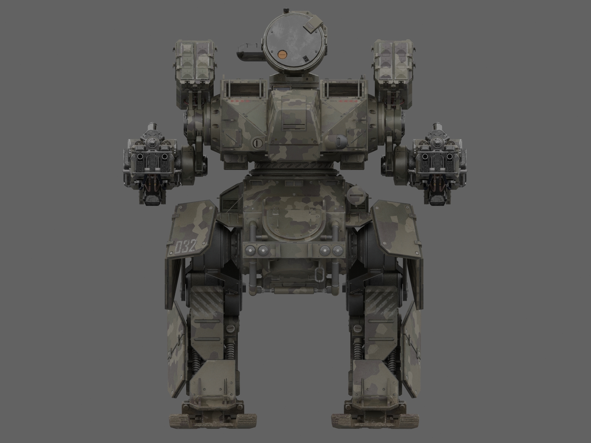 3D mech robot - TurboSquid 1452524