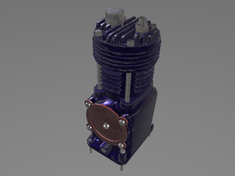 3D compressor model - TurboSquid 1452624