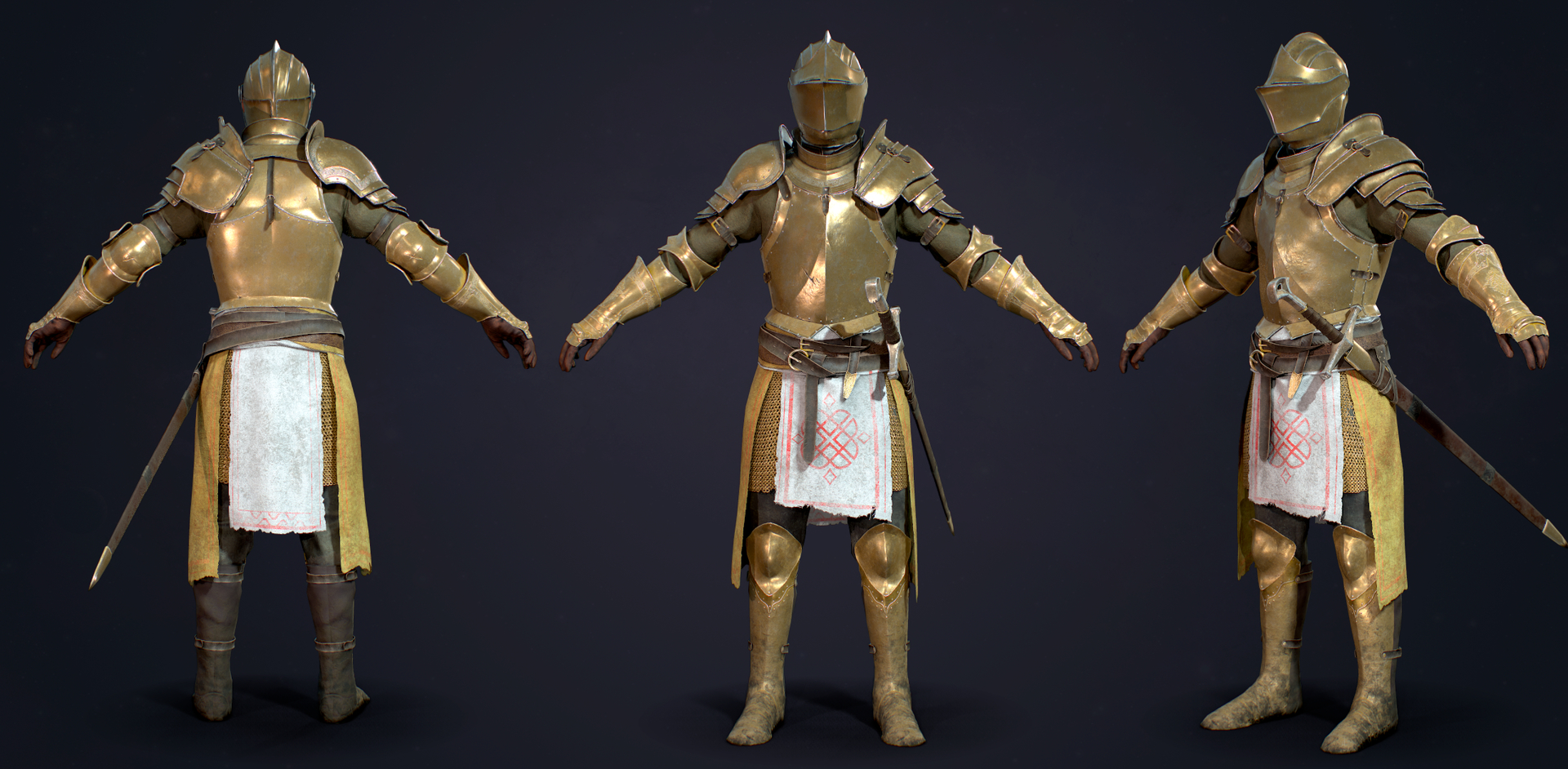 Knight medieval 3D model - TurboSquid 1452648