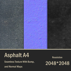 Asphalt Seamless Texture A4 2048 px