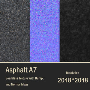 Asphalt Seamless Texture A7 2048 px