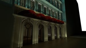 classic hotel 3D model
