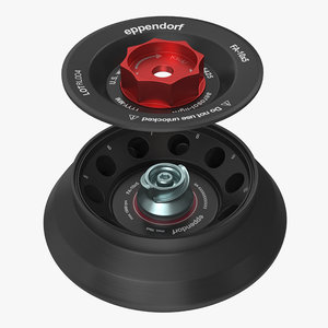3D eppendorf centrifuge rotor fa model