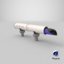 3D model hyperloop train