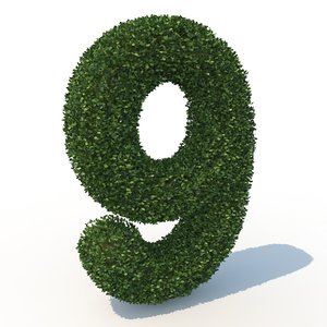 9 hedge 3D model
