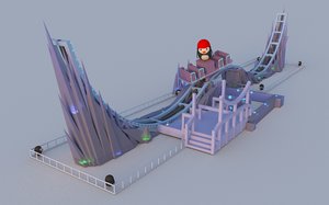 amusement park 3D model