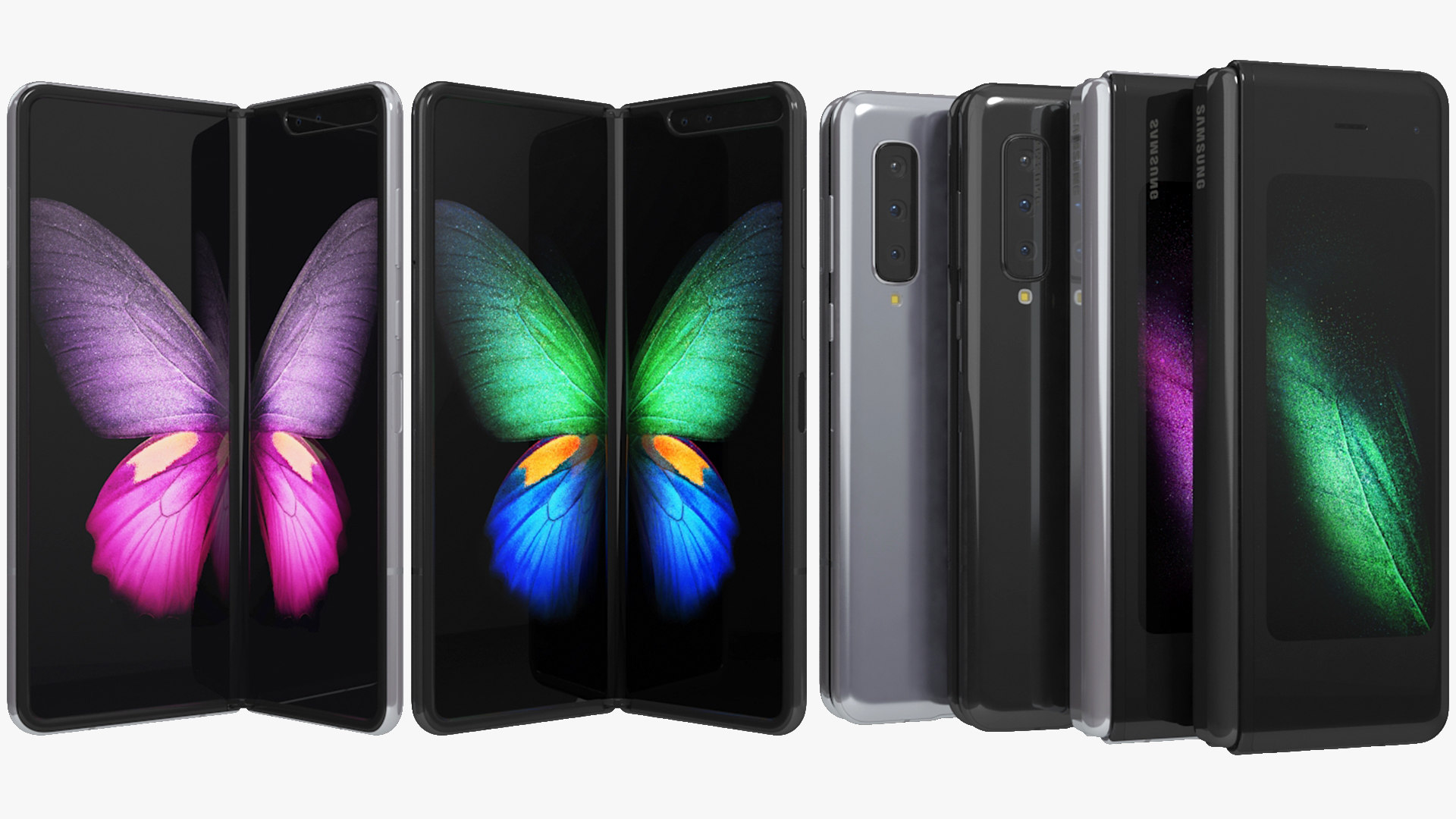 3D realistic samsung galaxy fold - TurboSquid 1453162