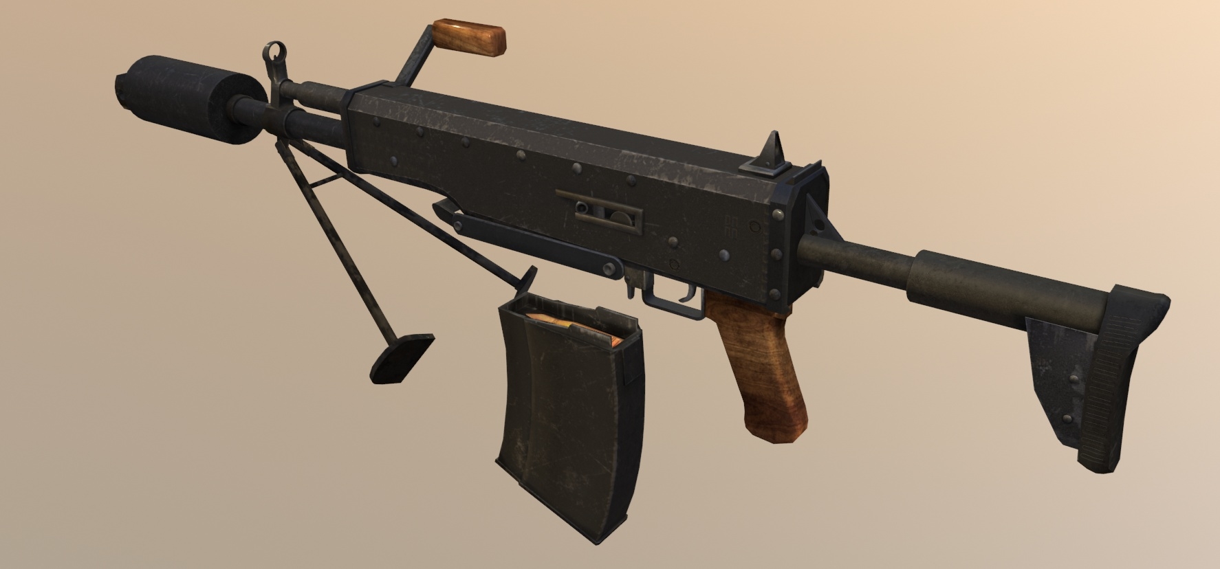 3d Rifle 6p62 - Turbosquid 1453284