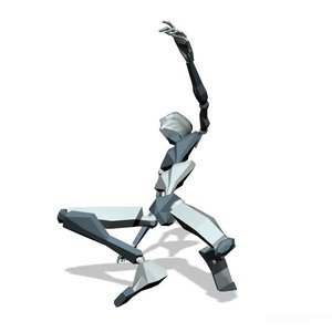 Soldier running  and fall death