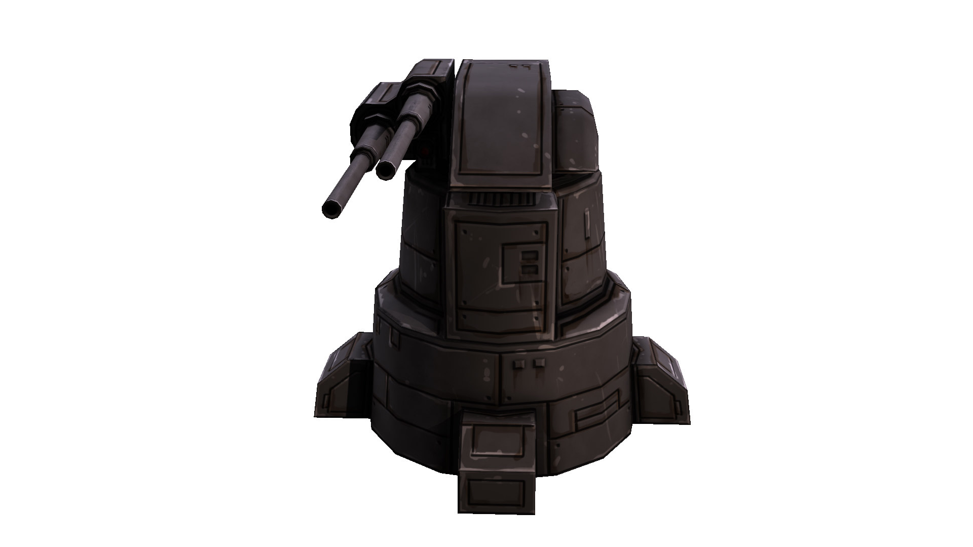 Laser turret 3D model - TurboSquid 1453374