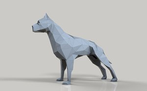 pitbull 3D model