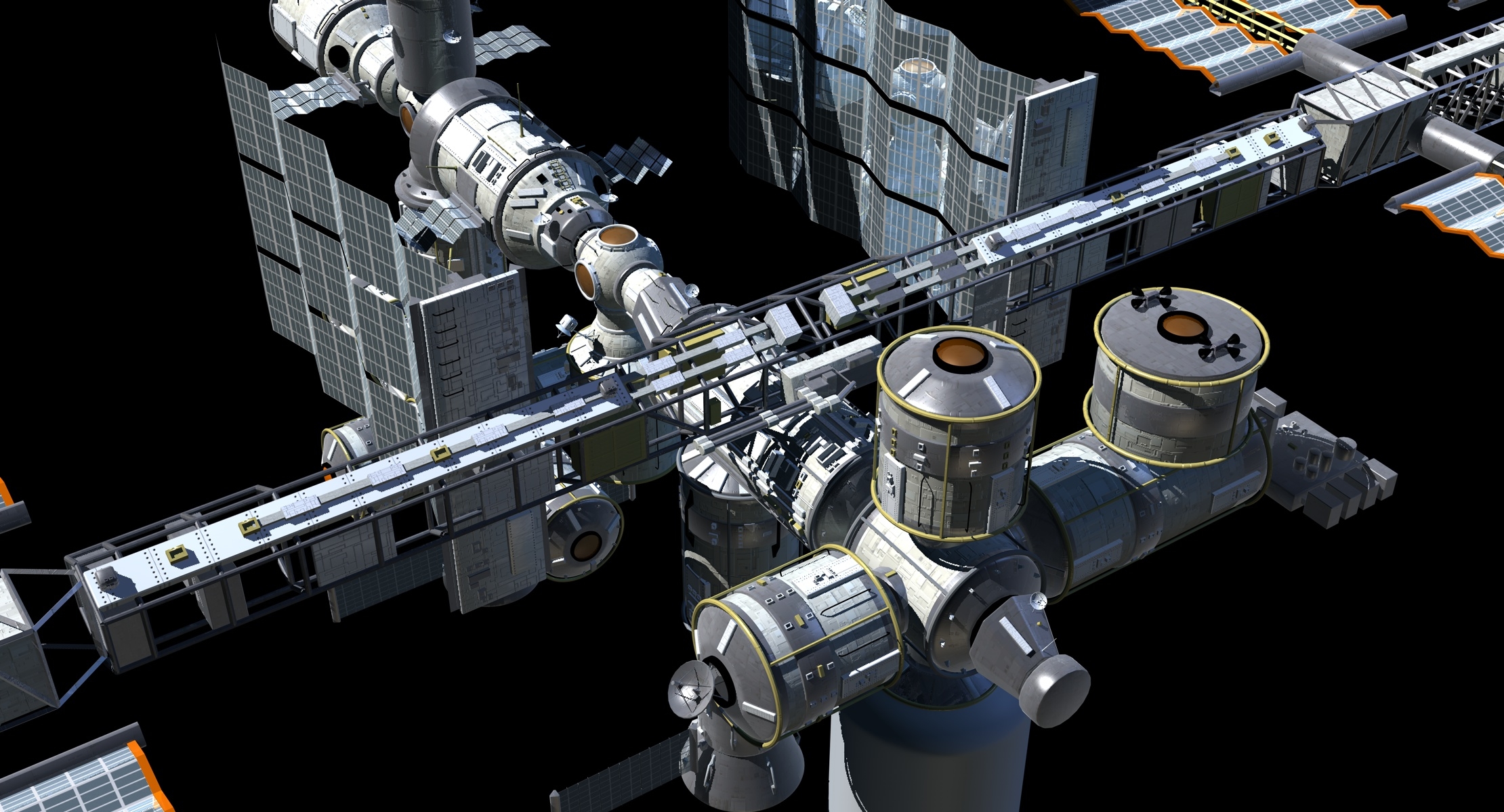 iss 3d model