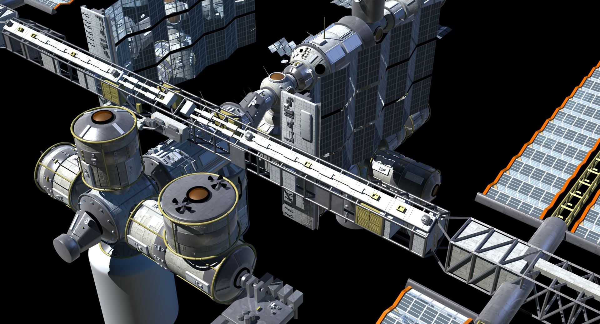 iss 3d model