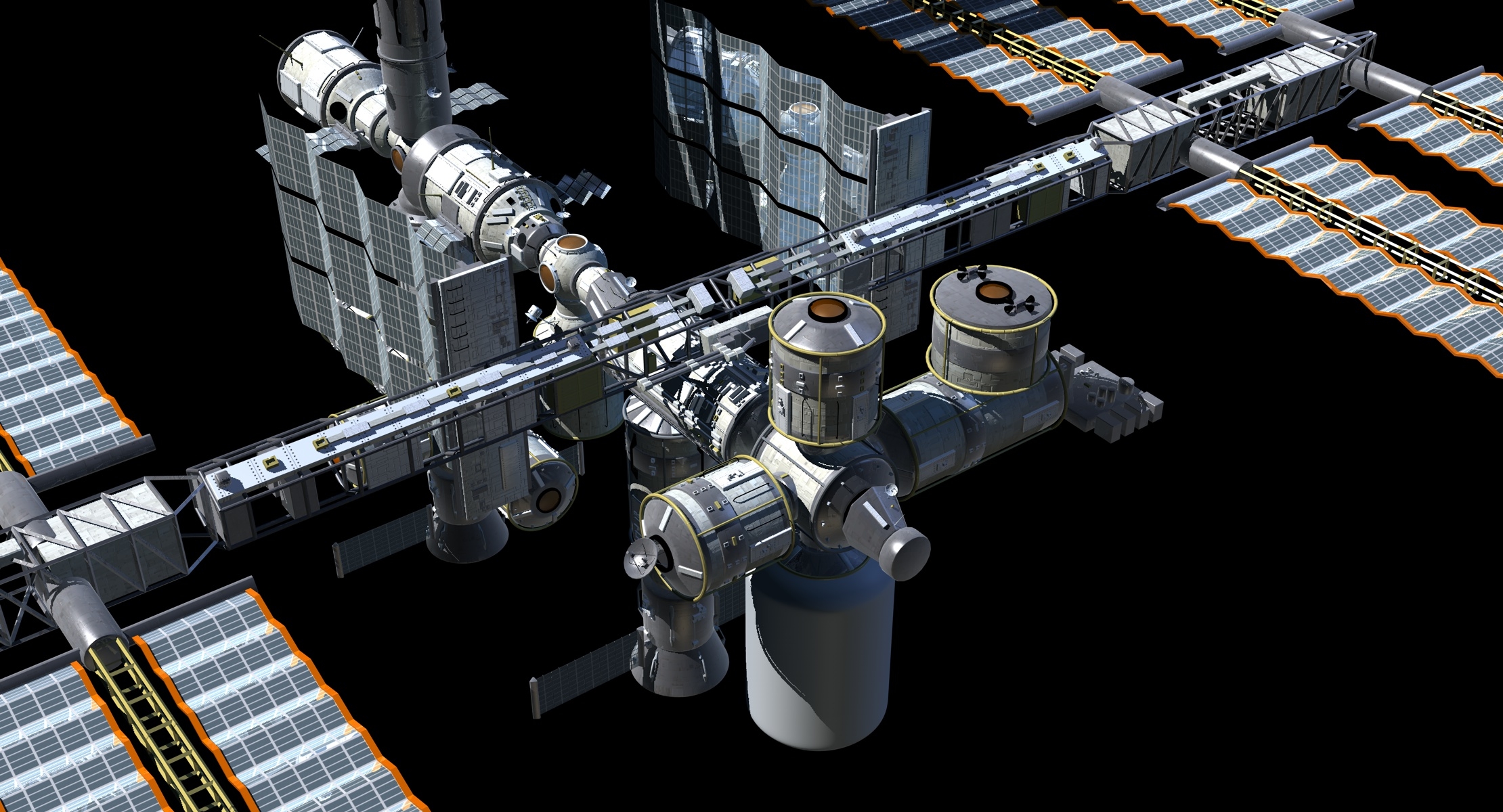 iss 3d model