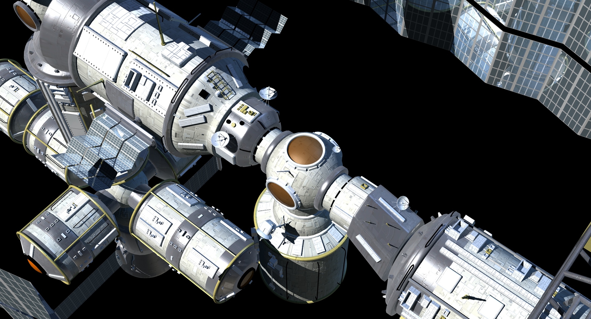 iss 3d model