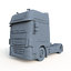 3D model daf xf 2020 semi truck