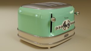 ariete vintage toaster 3D model