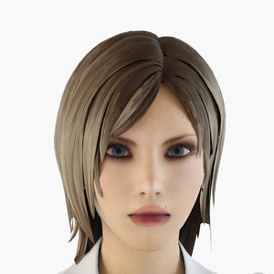 character people nurse 3D model