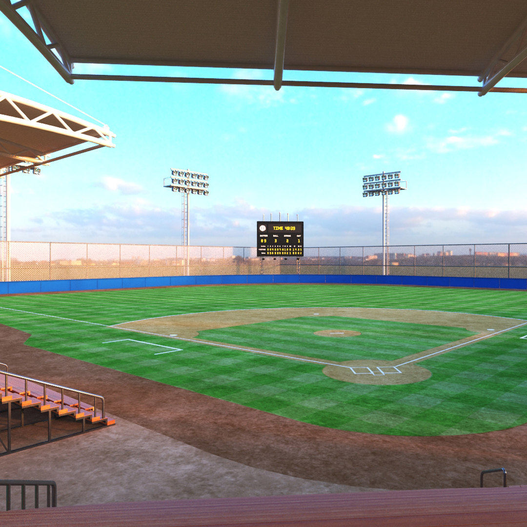 3d Real Baseball Stadium Model - Turbosquid 1454049