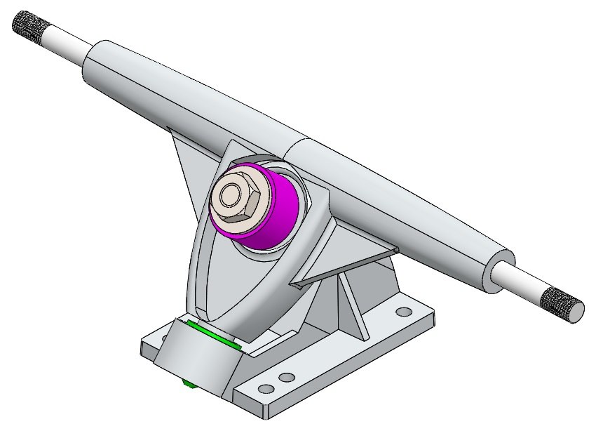 3D longboard trucks TurboSquid 1453637