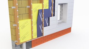 3D facade wall panels
