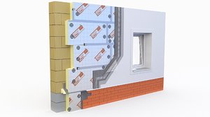 wall insulation plastering model