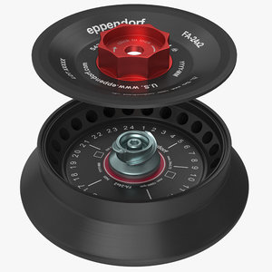 eppendorf centrifuge rotor fa 3D model