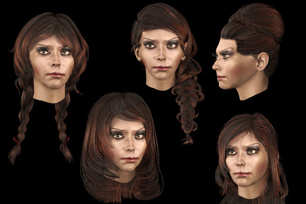 女性の髪型を5種類セット3dモデル Turbosquid 女性の髪型を5種類セット3dモデル Turbosquid