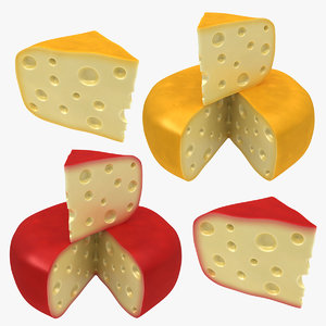 3D gouda cheese