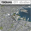city yokohama surrounding - 3D